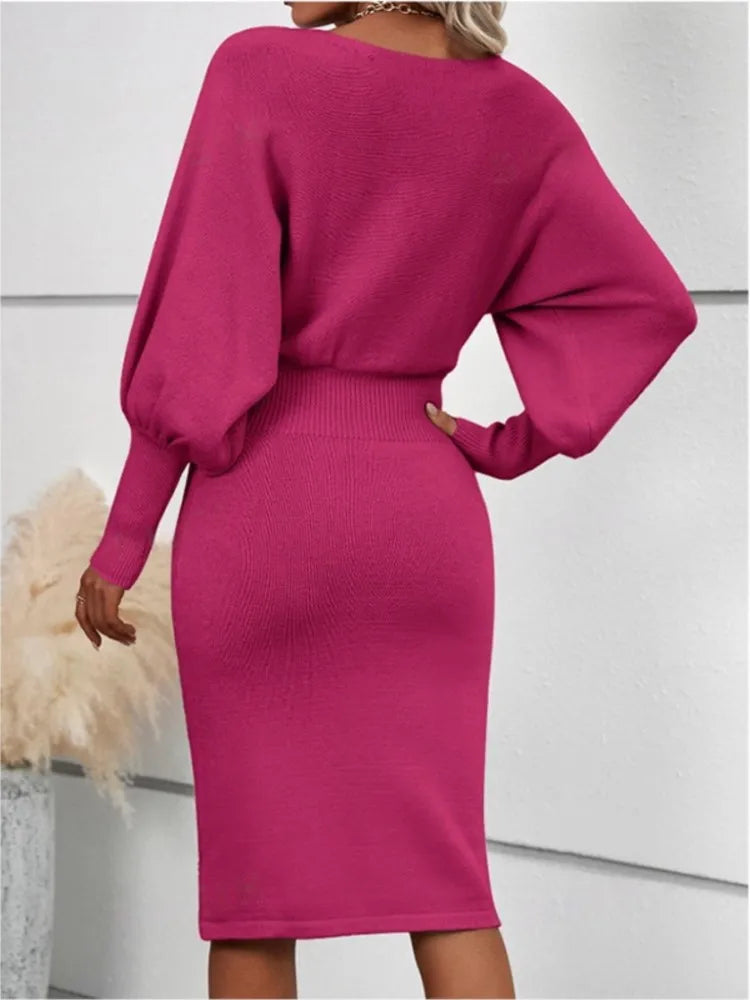 Camille | Soft Elegance Knit Dress