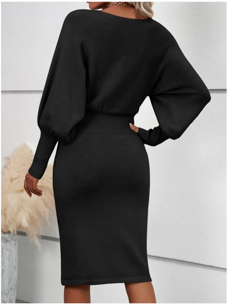 Camille | Soft Elegance Knit Dress
